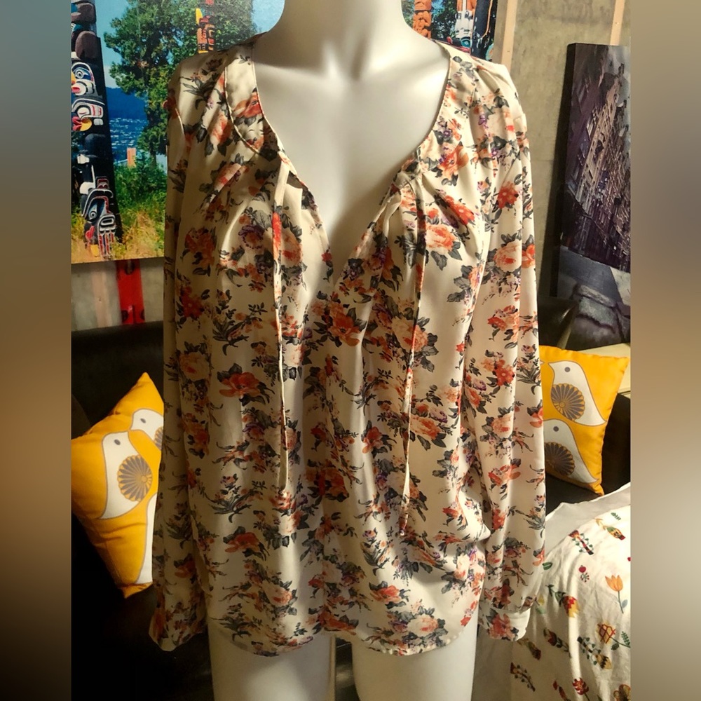 Floral Daniel Rainn blouse. Size medium. Excellent condition.